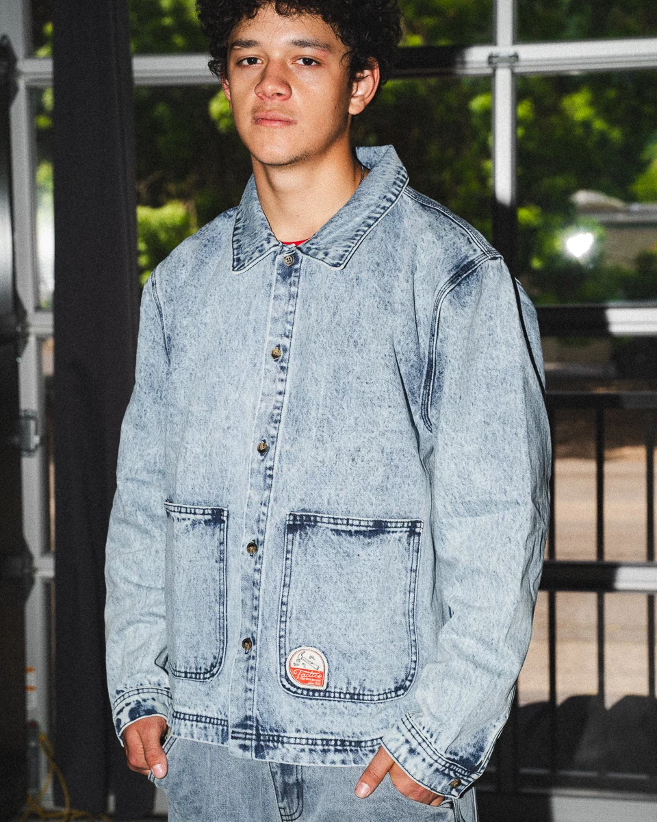 Dime DENIM CHORE JACKET デニムジャケット Dime】Denim Chore Jacket - Light Wash(L)