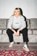 Tactics Throwback Logo Embroidered Crew Sweatshirt - heather grey - Lifestyle 3