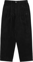 Tactics Buffet Pleated Corduroy Pants - black