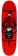 Welcome Elden Ring Malenia 9.5 Boline 2.0 Shape Skateboard Deck - black/gold foil - top