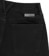 Volcom Women's Strait Up Long Shorts - black out - reverse detail