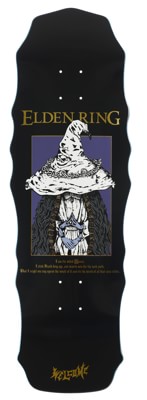 Welcome Ranni 10.0 Widow Shape Skateboard Deck - black/gold foil - view large