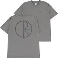 Polar Skate Co. Contrast Stroke Logo T-Shirt - grey