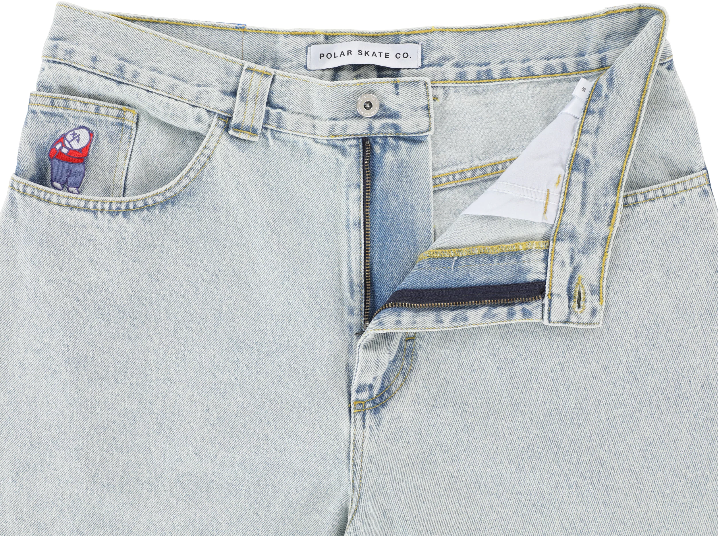 パンツ POLAR SKATE CO BIGBOYJEANS LIGHTBLUE XL Polar Big Boy Jeans (Light Blue) - S, L, XL - NewYakCity