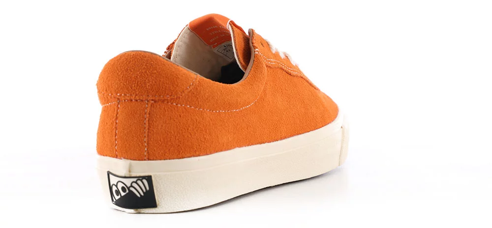 国内配送 LastResort AB VM001-LO SUEDE ORANGE/WHITE Last Resort AB VM001 - Suede Low Top Skate Shoes - sunset