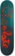 Chocolate Capps Scrunk 8.0 Skateboard Deck - teal/orange