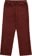Tactics Corduroy Wave Pants - oxblood - reverse