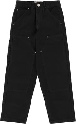 Tactics Double Knee Jeans - raw black selvedge - view large