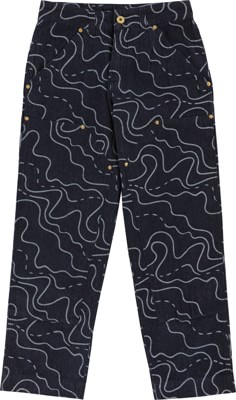 Tactics Double Knee Jeans - squiggle jacquard denim - view large