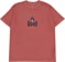 RVCA Burn Notice T-Shirt - dusty red