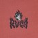 RVCA Burn Notice T-Shirt - dusty red - front detail