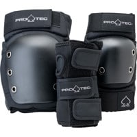 Street Adult Open Back 3-Pack Skate Pad Set