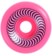 Spitfire Formula Four OG Classic Skateboard Wheels - neon pink (99d)