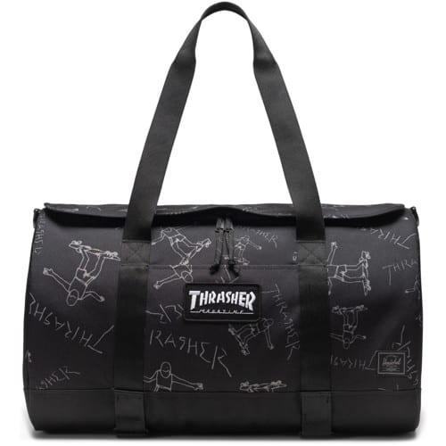 Herschel Supply Thrasher Gonz x Herschel Duffle Bag - black
