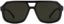 Electric Augusta Polarized Sunglasses - gloss black/grey polarized lens - front