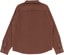 WKND RR L/S Shirt - brown check - reverse