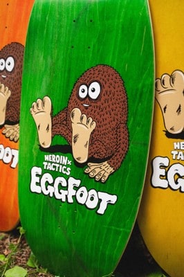 HEROIN デッキ　HEROIN×TACTICS Tactics Heroin Eggfoot 13.5 Symmetrical Eggzilla Shape