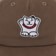 Jenkem Think Big Snapback Hat - brown - front detail