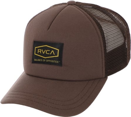 RVCA Dayshift Foamy Trucker Hat - bombay brown - view large