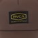 RVCA Dayshift Foamy Trucker Hat - bombay brown - front detail