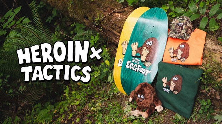Heroin Skateboards x Tactics | Crypteggs of the PNW