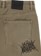 Welcome Chasm Baggy Denim Shorts - cedar - reverse detail