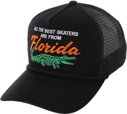 Jenkem Florida Trucker Hat - black/black - view large