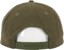 Jenkem Front Blunt Snapback Hat - olive - reverse