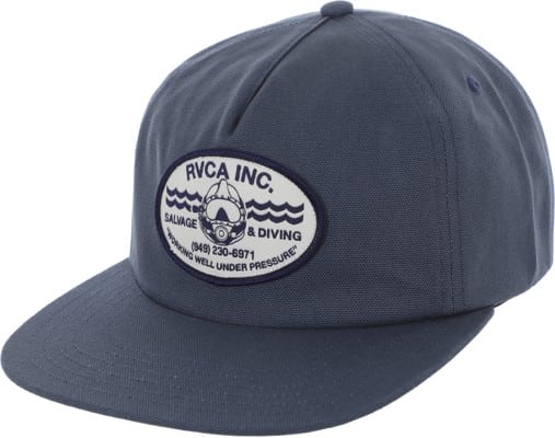 RVCA Salvage Snapback Hat - vintage navy - view large