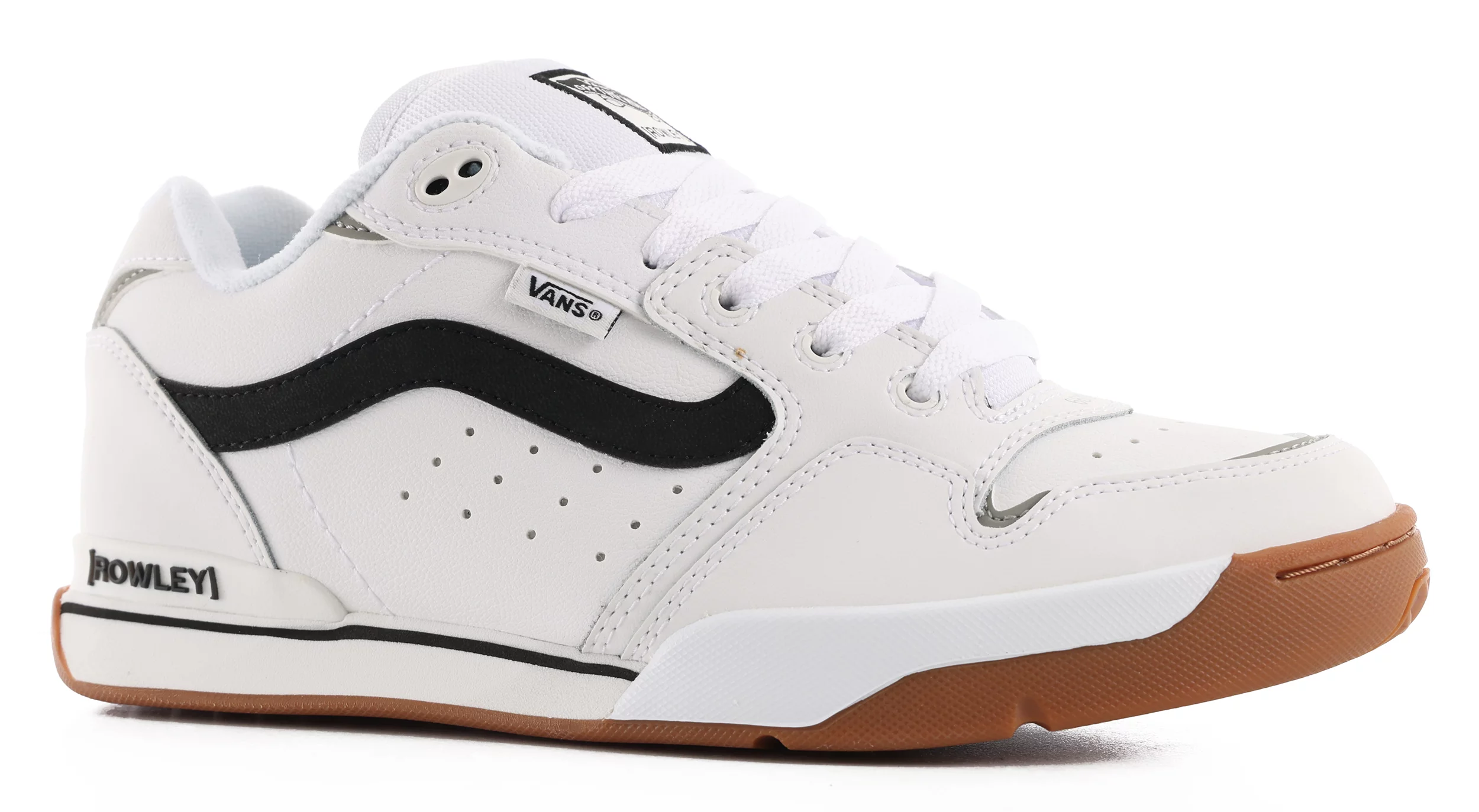 Vans Rowley XLT Skate Shoes - white/black | Tactics display picture 2
