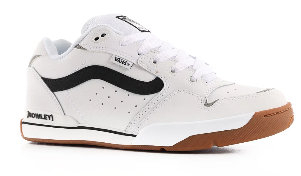 Vans Rowley XLT Skate Shoes - white/black | Tactics