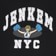 Jenkem Varsity T-Shirt - black - front detail