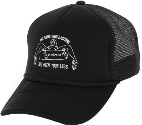 Jenkem Legs Trucker Hat - black/black - view large