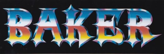 Baker Skulls N Stuff Sticker - chrome - view large
