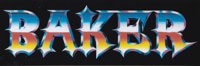 Baker Skulls N Stuff Sticker - chrome