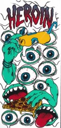 Heroin Mutate Or Die Sticker - dern