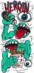 Heroin Mutate Or Die Sticker - swampy