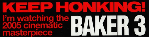 Jenkem Keep Honking Baker Bumper Sticker - view large