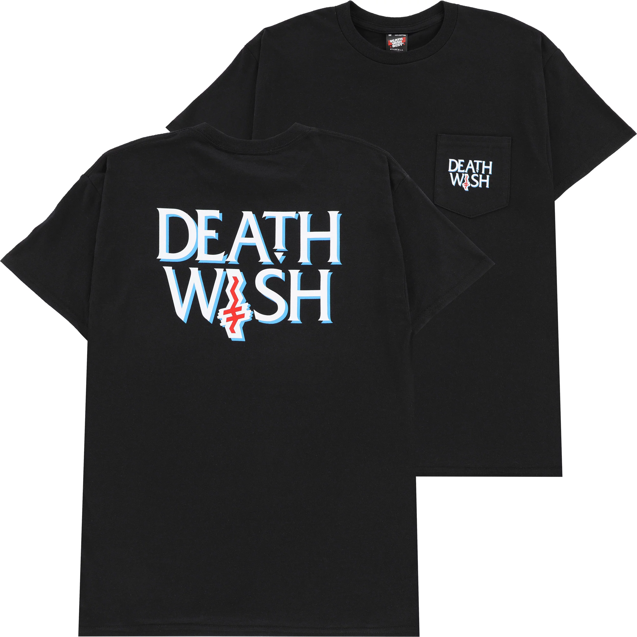 Deathwish Crooked T-Shirt - black | Tactics