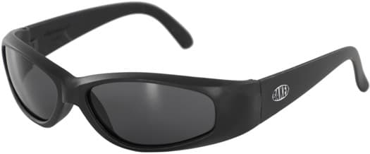 Baker Oval Wraparound Sunglasses - black - view large