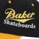 Baker Cool Place Snapback Hat - black/yellow - side detail