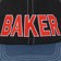 Baker Allegiance Snapback Hat - black/blue - front detail