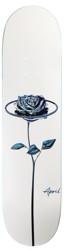 April Chrome Rose 8.0 Skateboard Deck - white