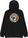 Santa Cruz Hand Dot Zip Hoodie - black - reverse