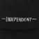 Independent Bratrud Notebook Unstructured Snapback Hat - black - front detail
