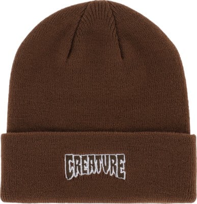 Creature Logo Outline Beanie - brown - view large