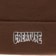 Creature Logo Outline Beanie - brown - front detail