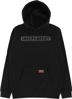 Independent Bar Logo Reflective Hoodie - black/reflective - view large