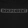 Independent Bar Logo Reflective Hoodie - black/reflective - front detail