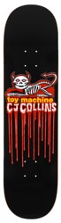 Toy Machine Collins Devil Cat Skeleton 8.25 Skateboard Deck